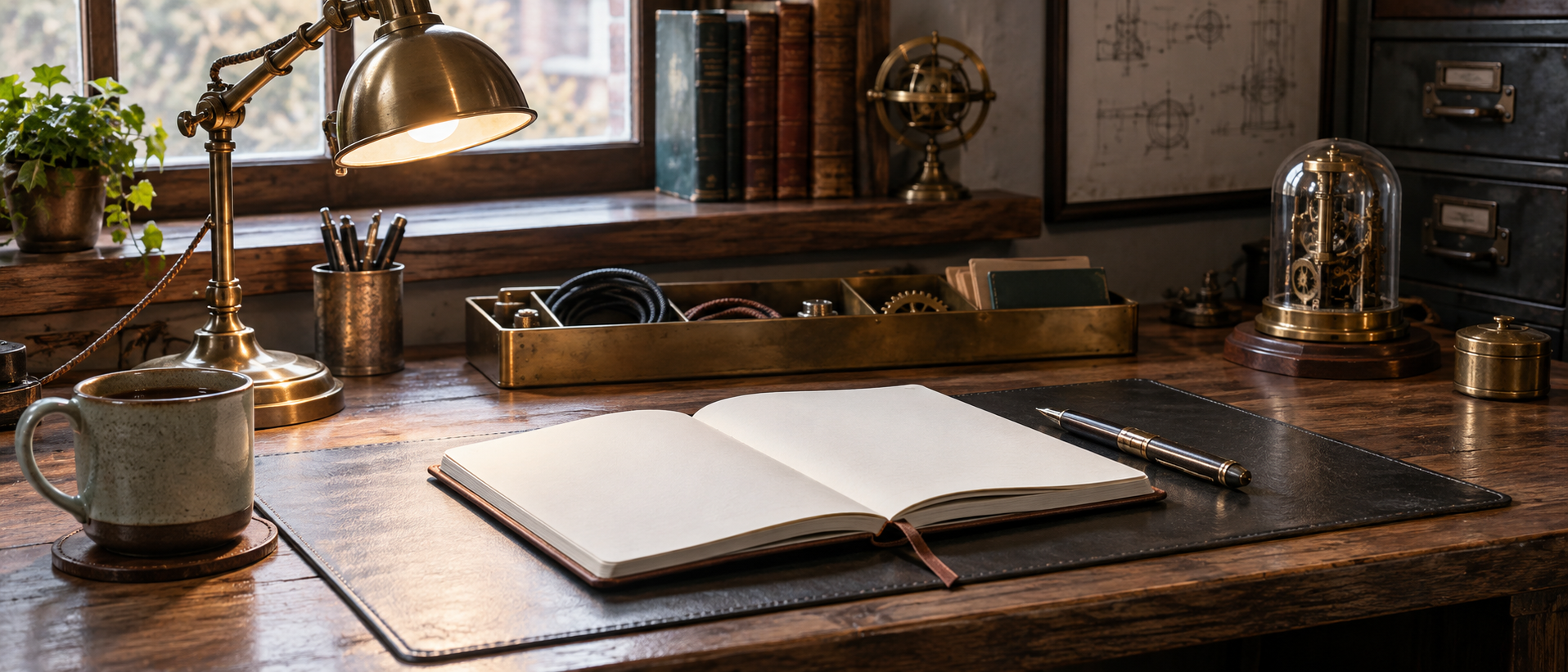 Aménager un bureau steampunk fonctionnel et inspirant — détail