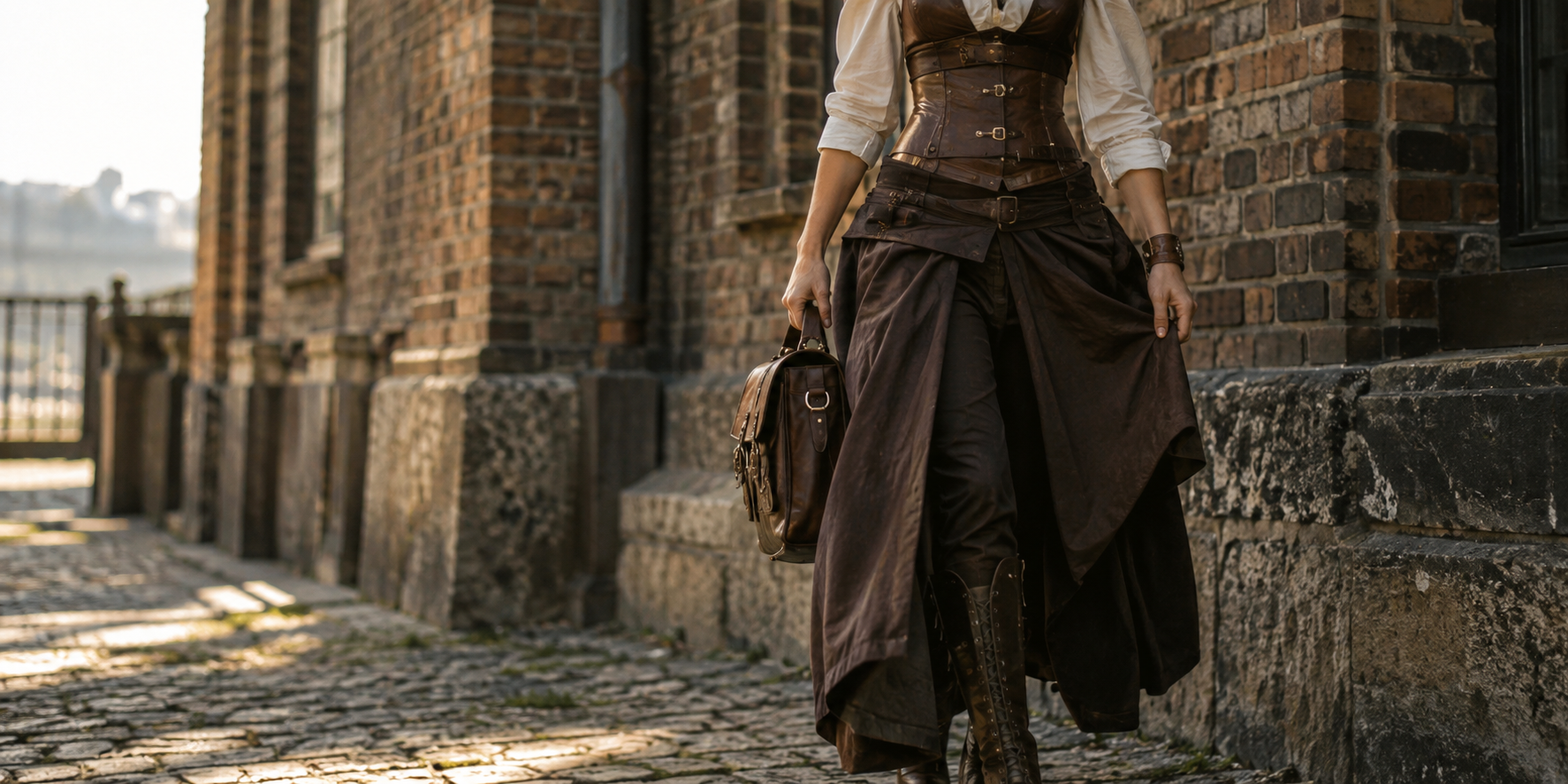 Composer une silhouette steampunk quotidienne et confortable — mise en situation