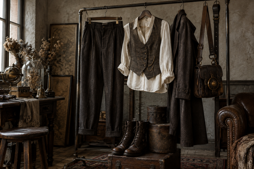 Composer une silhouette steampunk quotidienne et confortable — vue principale