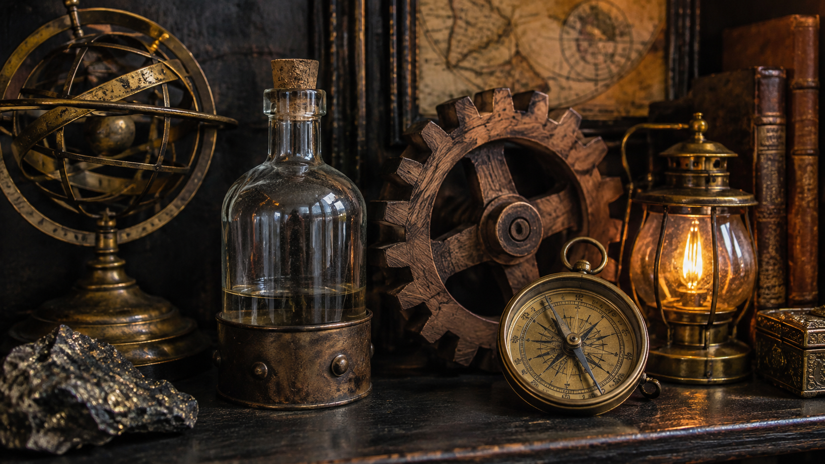 10 objets steampunk pour décorer son intérieur avec style — détail